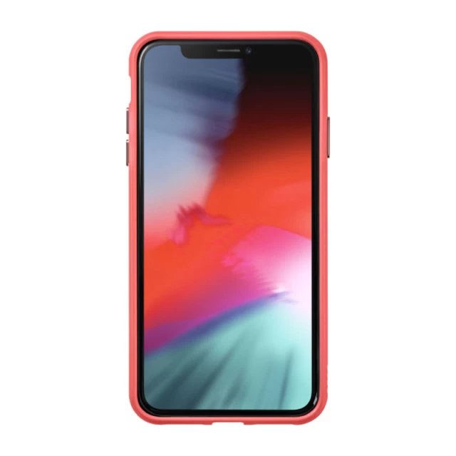 Чехол LAUT ACCENTS Tempered Glass 9H для iPhone X/XS Pink (LAUT_iP18-S_AC_P)