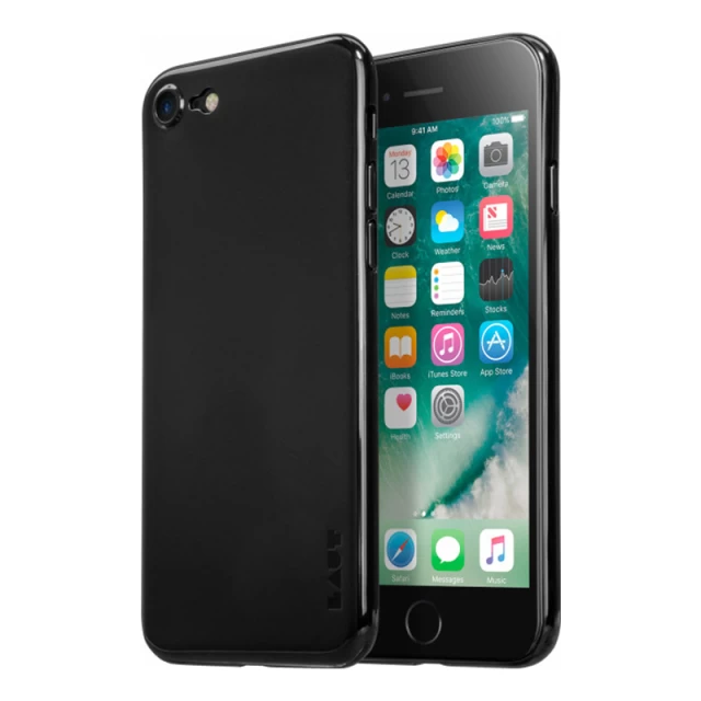 Чехол LAUT SLIMSKIN для iPhone SE 2020/8/7 Black (LAUT_IP7_SS_JB)