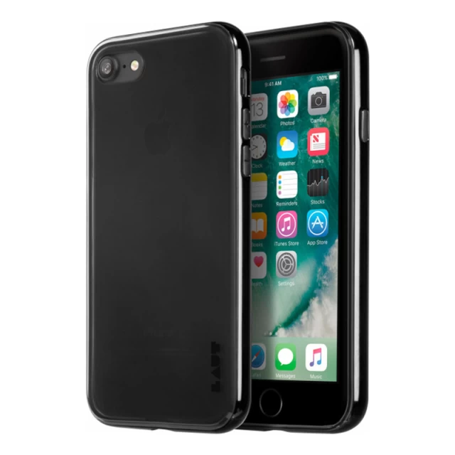 Чехол LAUT EXO-FRAME для iPhone SE 2020/8/7 Black (LAUT_IP7_EX_BK)