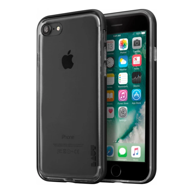 Чехол LAUT EXO-FRAME для iPhone SE 2020/8/7 Gun Metal (LAUT_IP7_EX_GM)
