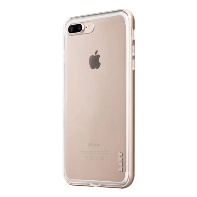 Чохол LAUT EXO-FRAME для iPhone 8 Plus/7 Plus Gold (LAUT_IP7P_EX_GD)