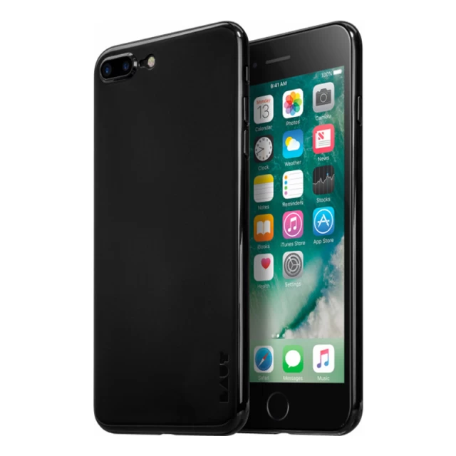 Чехол LAUT SLIMSKIN для iPhone 8 Plus/7 Plus Black (LAUT_IP7P_SS_JB)