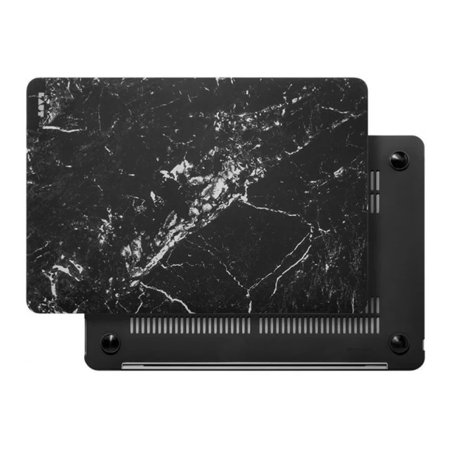 Чохол LAUT HUEX ELEMENTS для MacBook Air 13 (2018-2020) Marble Black (LAUT_13MA18_HXE_MB)