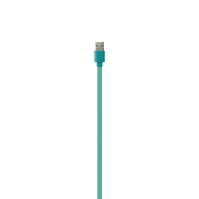 Кабель LAUT LINK USB-A to Lightning 1.2 m плоский Turquoise (LAUT_LK_LTN1.2_TU)