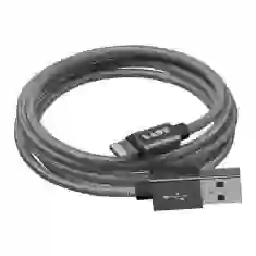 Кабель LAUT LINK Metallics USB-A to Lightning 1.2 m Space Gray (LAUT_LKM_LTN1.2_GM)