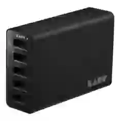 Сетевое зарядное устройство LAUT Usb Wall Charger 8A 5xUSB QUnit-X Black (LAUT_QX_BK)