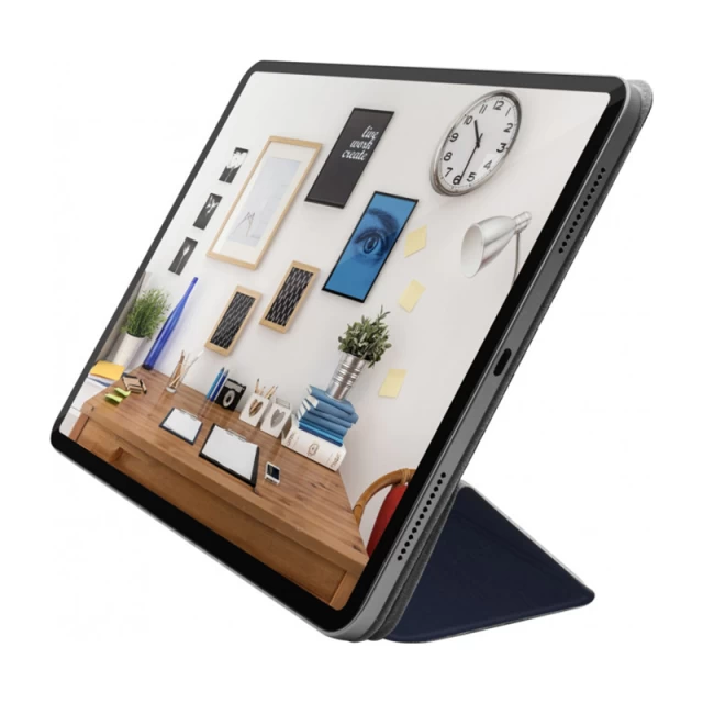 Чохол Macally Protective Case and Stand для iPad Pro 12.9 2018 3rd Gen Blue (BSTANDPRO3L-BL)