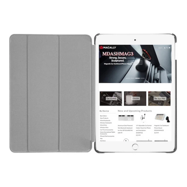 Чехол Macally Protective Case and Stand для iPad mini 5 Grey (BSTANDM5-G)