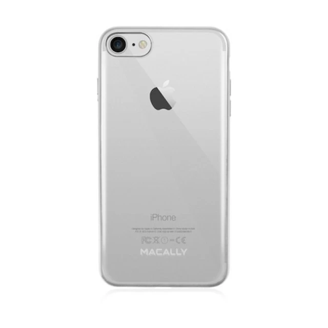 Чехол Macally Luxr для iPhone SE 2020/8/7 Silver (LUXRP7M-S)