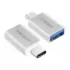 Адаптер Macally USB-C to USB-A Aluminium (2 Set) (UCUAF2)