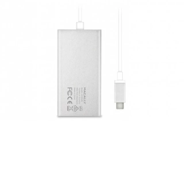 USB-хаб Macally Type-C to USB-A 3.0 Aluminium (UC3HUB)