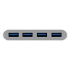 USB-хаб Macally Type-C to USB-A 3.0 White (UCHUB4)