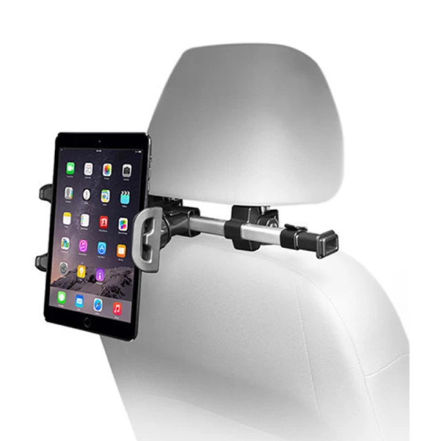 Автодержатель Macally универрсальный для планшетов для пассажиров на задних сидениях Aluminium (HRMOUNTPRO)