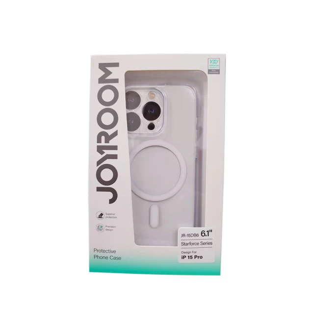 Чохол Joyroom Magnetic Case для iPhone 15 Pro Transparent with MagSafe (JR-15DB6)