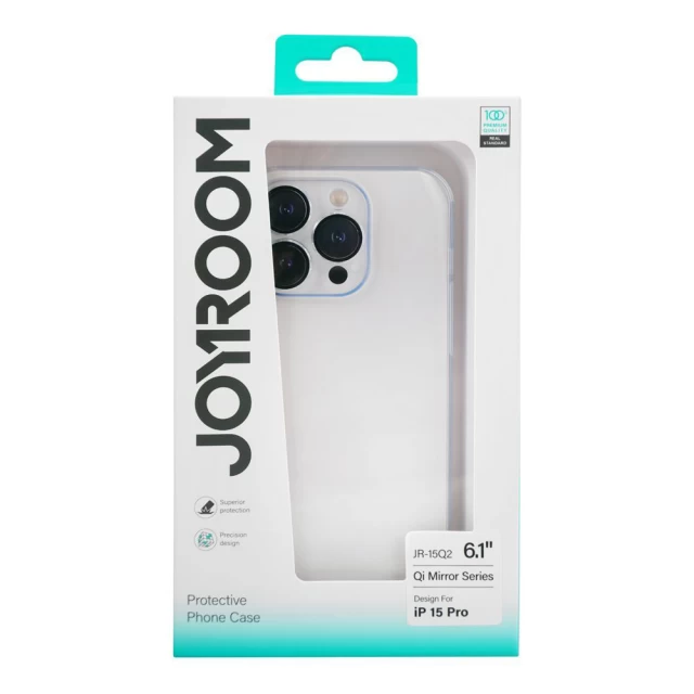 Чехол Joyroom Case Lens Protector для iPhone 15 Pro Transparent (JR-15Q2 Transparent)