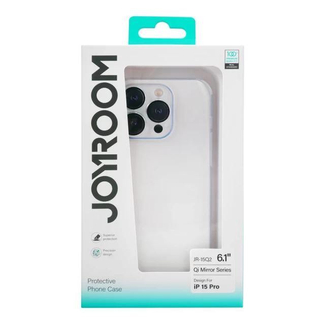 Чохол Joyroom Case Lens Protector для iPhone 15 Pro Transparent (JR-15Q2 Transparent)