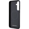 Чохол Mercedes Hardcase Leather Textured and Plain для Samsung Galaxy S24 (S921) Black with MagSafe (MEHMS24S23RBARK)