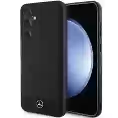 Чехол Mercedes Hardcase Leather Textured and Plain для Samsung Galaxy S24 (S921) Black with MagSafe (MEHMS24S23RBARK)