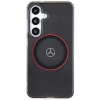 Чехол Mercedes Hardcase Double Layer для Samsung Galaxy S24 (S921) Black Red with MagSafe (MEHMS24S23HUORK)