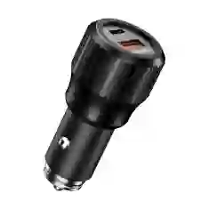 Автомобильное зарядное устройство Choetech PD USB-C | USB-A 63W Black (TC0010)