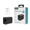 Портативний зарядний пристрій Choetech 2xUSB-A | 2xUSB-C 22.5W 27000 mAh Black (B635BK)