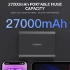 Портативное зарядное устройство Choetech 2xUSB-A | 2xUSB-C 22.5W 27000 mAh Black (B635BK)