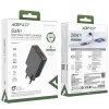 Мережевий зарядний пристрій Acefast GaN 30W PD USB-A | USB-C Black (A69)