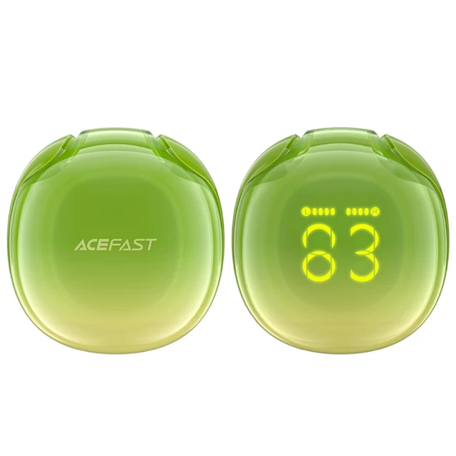 Беспроводные наушники Acefast Earphones TWS Bluetooth 5.3 Green (T9-green)