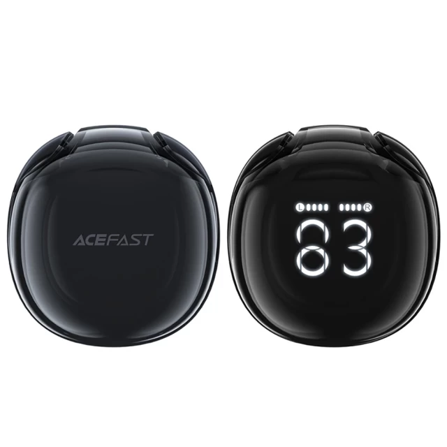 Бездротові навушники Acefast Earphones TWS Bluetooth 5.3 Black (T9-black)