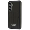 Чохол Audi Synthetic Leather для Samsung Galaxy S24 (S921) Black with MagSafe (AU-TPUPCMS24-Q5/D1-BK)