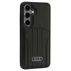 Чохол Audi Synthetic Leather для Samsung Galaxy S24 (S921) Black with MagSafe (AU-TPUPCMS24-Q5/D1-BK)