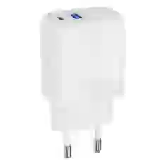 Мережевий зарядний пристрій Proove Silicone Power Plus 30W USB-C | USB-A White (WCSP3011002)