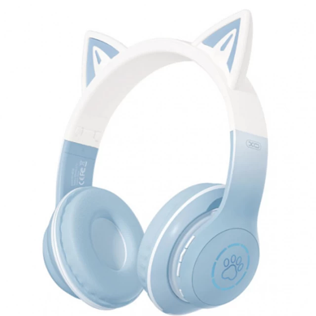 Бездротові навушники XO BE38 Cats Ear Colourful Lights Headband Pink (6920680840298)