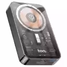 Портативное зарядное устройство HOCO Q14A Ice Crystal Magnetic 10000 mAh PD 20W Black with MagSafe (6942007612111)