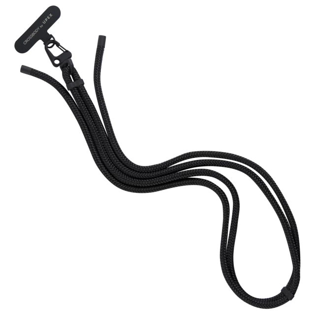 Универсальный шнурок Crossbody by Upex with Aide Black and Cylindre Black