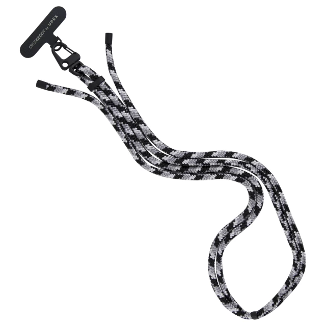 Универсальный шнурок Crossbody by Upex with Aide Life Road and Cylindre Black
