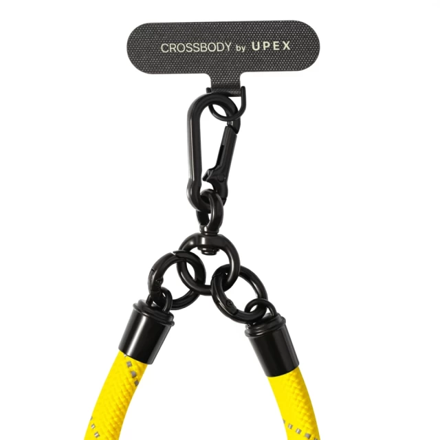 Универсальный шнурок Crossbody by Upex Cavo Corto Sole with Cylindre Black