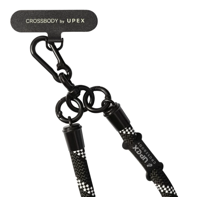 Універсальний шнурок Crossbody by Upex Cavo Lungo Strada with Cylindre Black