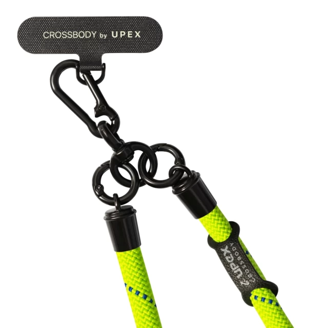 Универсальный шнурок Crossbody by Upex Cavo Lungo Erba with Cylindre Black