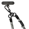 Універсальний шнурок Crossbody by Upex Cavo Lungo Zebra with Cylindre Black