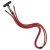 Універсальний шнурок Crossbody by Upex with Twine Red and Cylindre Black