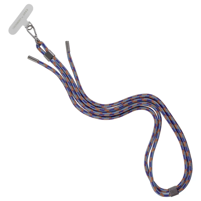 Универсальный шнурок Crossbody by Upex with Twine Blue Sunset and Cylindre White
