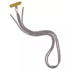 Универсальный шнурок Crossbody by Upex with Twine Gray and Cylindre Gold