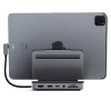Док-станція USB-хаб Satechi Aluminum Stand Hub Space Grey for iPad Pro (ST-TCSHIPM)