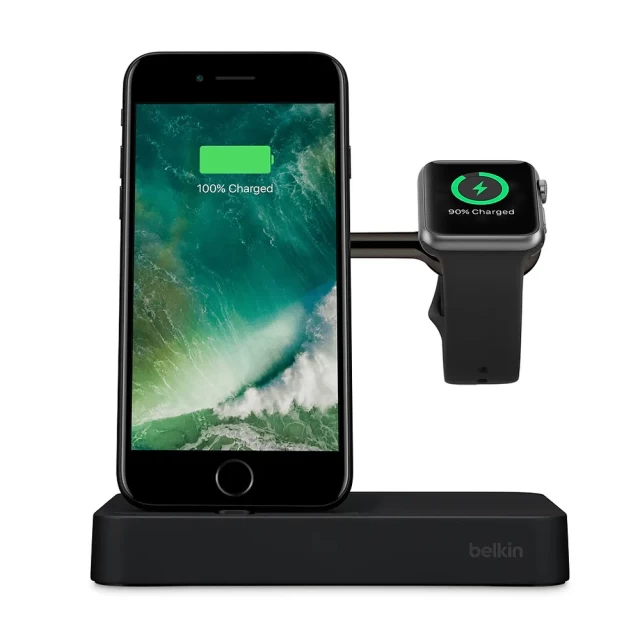 Док-станция Belkin Charge Dock Apple Watch и iPhone Black (F8J183VFBLK-APL)