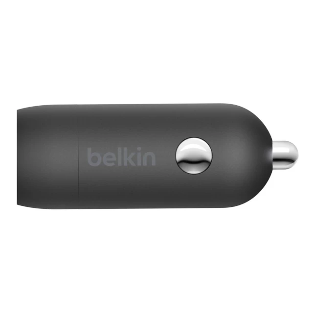 Автомобильное зарядное устройство Belkin Car Charger 20W PD USB-C - Lightning 1.2m Black (CCA003BT04BK)