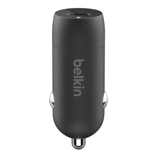 Автомобильное зарядное устройство Belkin Car Charger 20W PD USB-C - Lightning 1.2m Black (CCA003BT04BK)