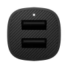 Автомобильное зарядное устройство Belkin Playa by Belkin Car Charger 24W Dual USB-A Black (PC0003BTC1-PBB)