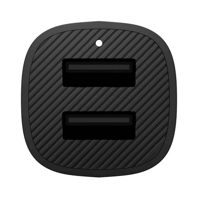 Автомобильное зарядное устройство Belkin Playa by Belkin Car Charger 24W Dual USB-A Black (PC0003BTC1-PBB)