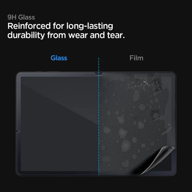 Захисне скло Spigen для Samsung Galaxy Tab S7 |Plus EZ FIT GLAS.tR 12.4